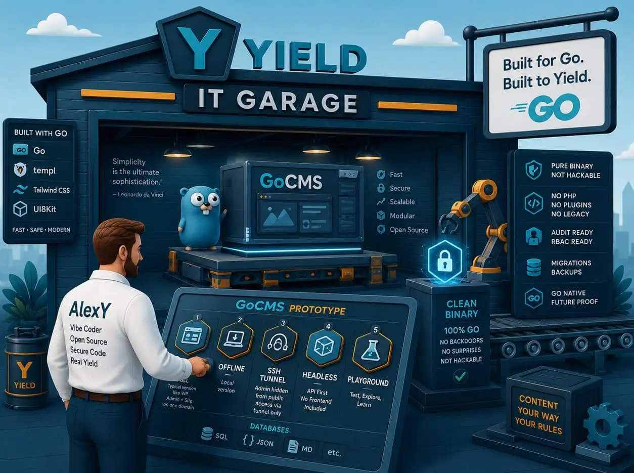 GoCMS IT garage cover